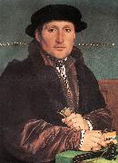 HOLBEIN, Hans the Younger Unknown Young Man at his Office Desk sf painting